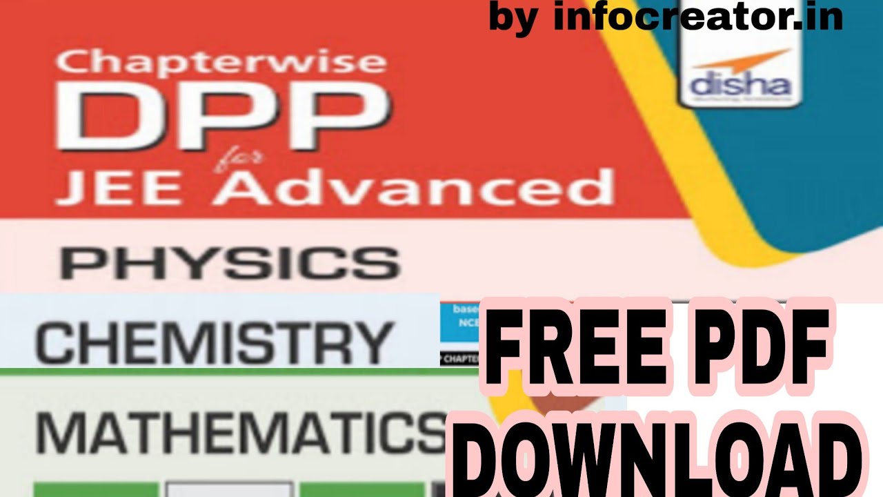 (pdf) DPP for jee advance | pdf free download - YouTube