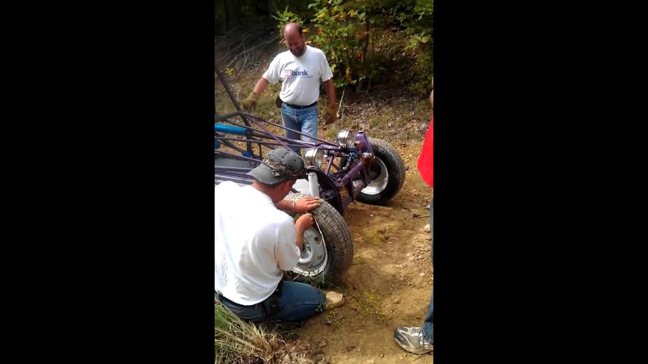Woods buggy hillbilly fix a flat YouTube