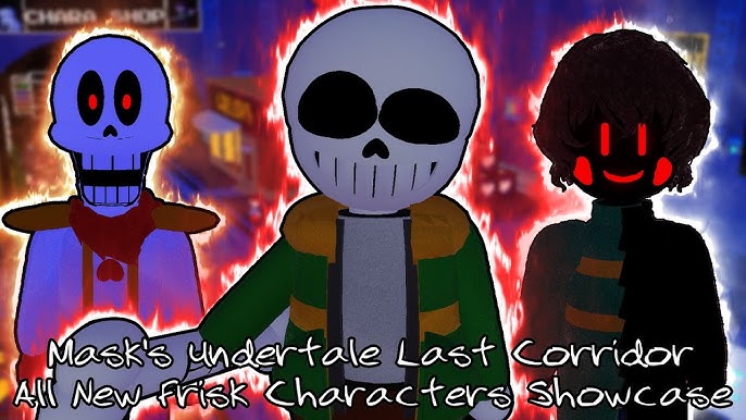 ULC Horror Sans Reworks Showcase + All skins per character Undertale: Last  Corridor Roblox 