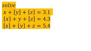 Greatest Integer Function | IOQM | PRMO | JEE