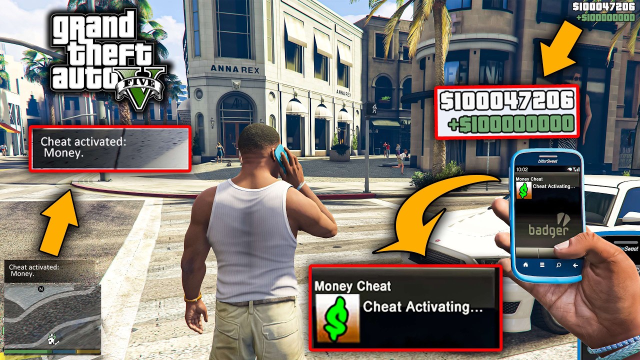 GTA 5 - All New Secret Phone Cheats! (Money Cheat, Girlfriend Cheat & more)