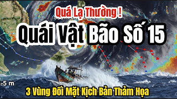 Bão Số 15 Kịch Bản Tồi Tệ Nhất – Nam Trung Bộ, Sài Gòn & Tây Nam Bộ Đang Nguy!