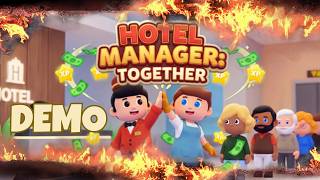 Cleaning Rooms in Hell Simulator (Demo) Hotel Manager Together screenshot 4