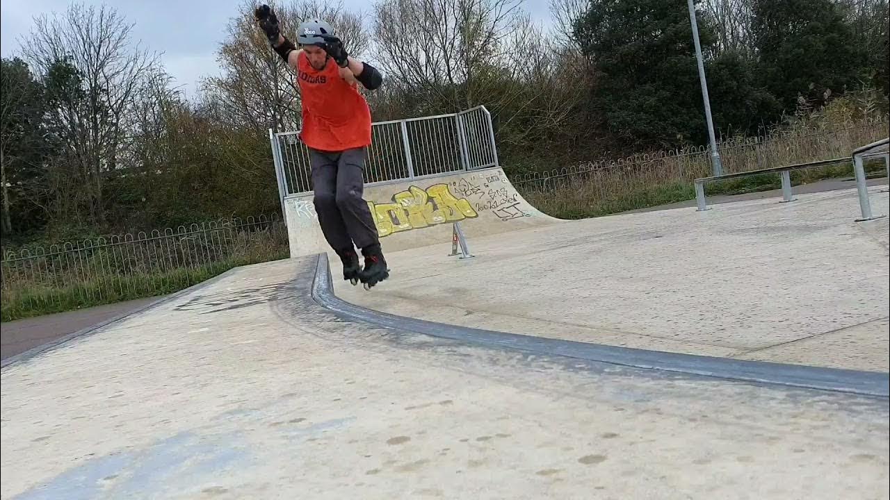 First session in the aggressive inline skates GAWDS Tim Franken YouTube