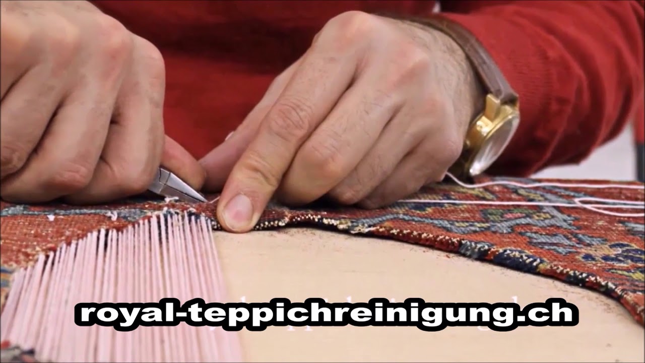 Reparatur Von Lochern Im Teppich Youtube
