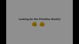 Discrete Logarithm (Problem)