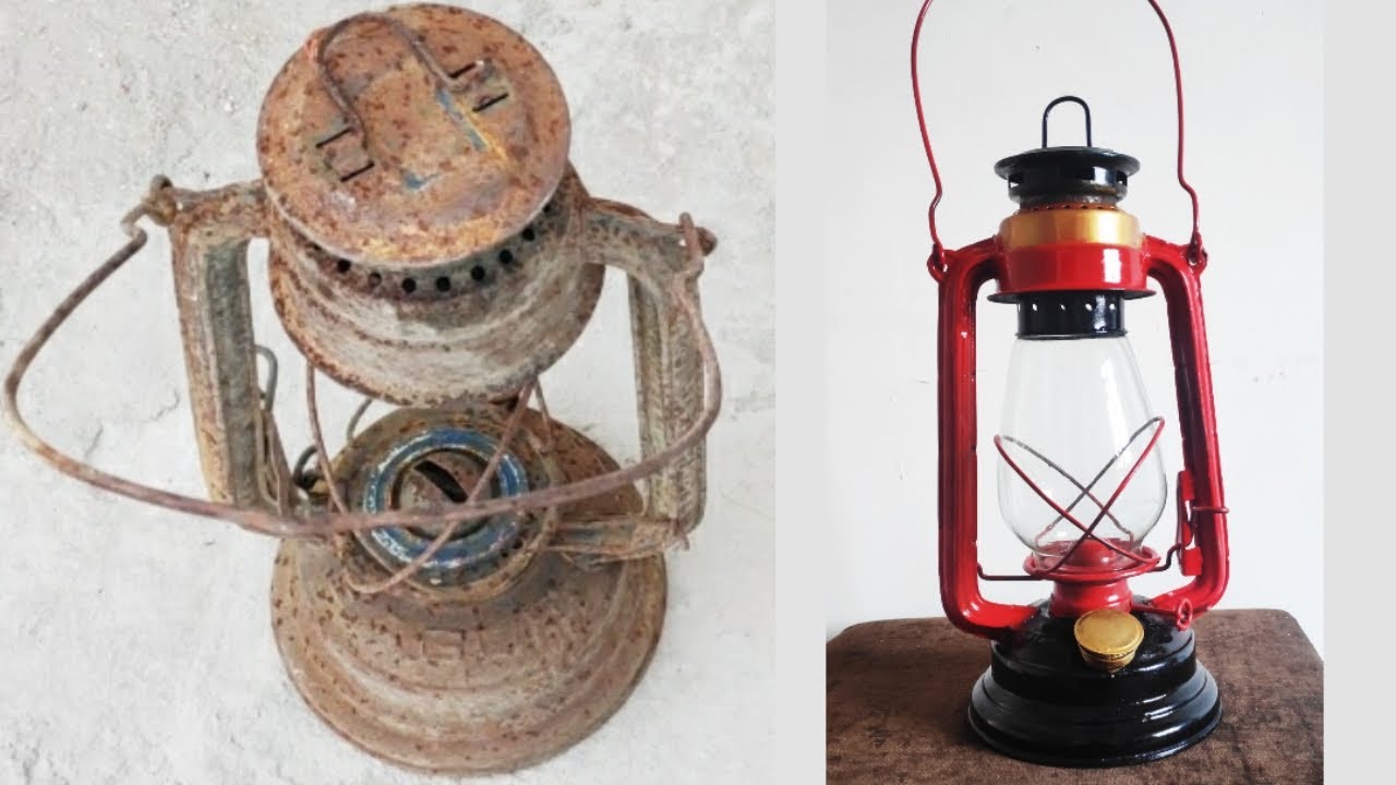 Perfect Restoration Old Oil Lamp restoration Rusty