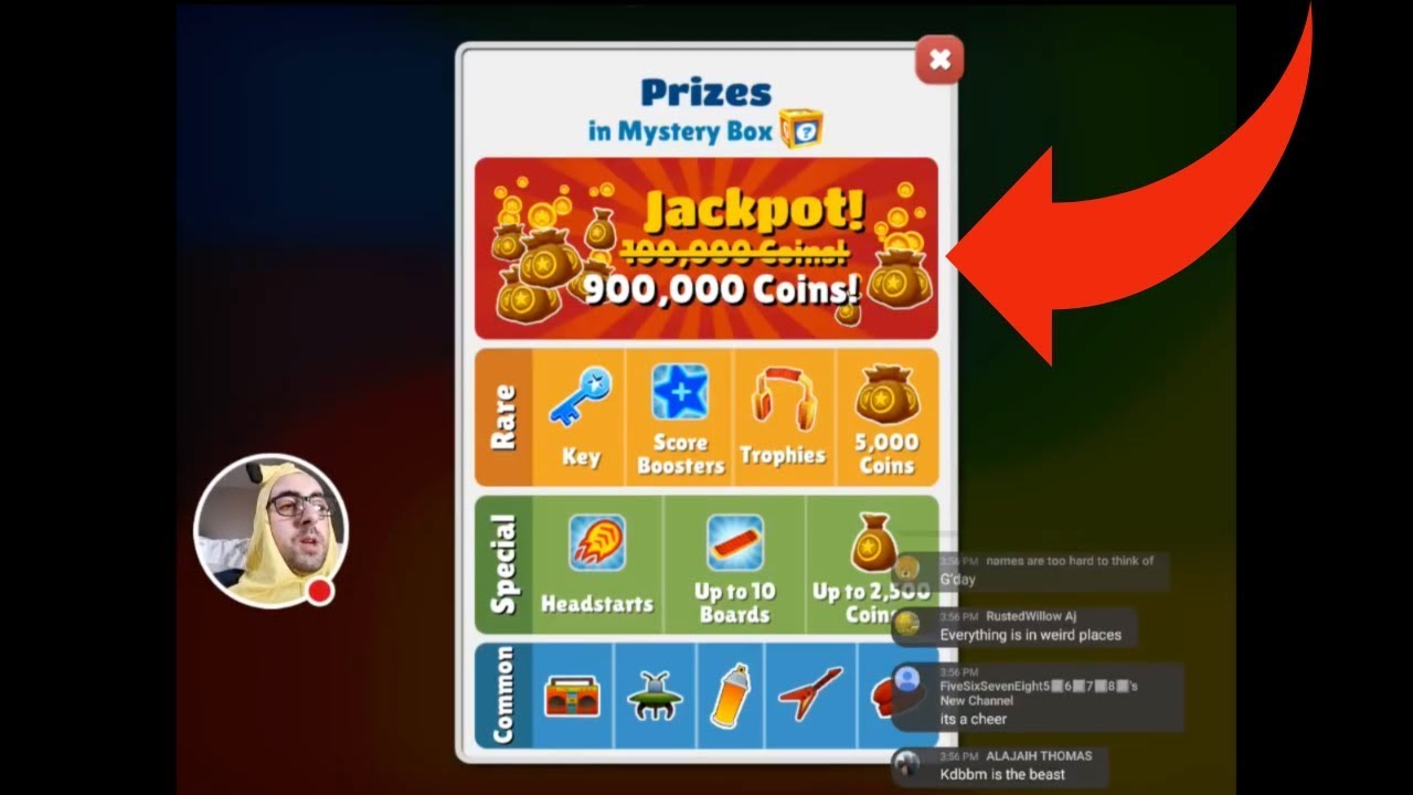 Has anyone ever won the mega jackpot of 900000 coins in Subway Surfers? -  Quora