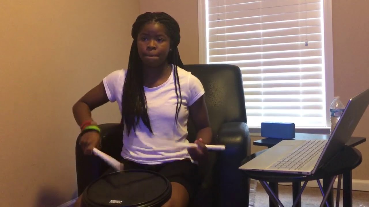 Awesome Female Drummer Snare Drum Roll Challenge Atlanta Drum Academy