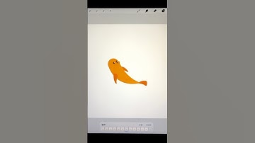 Procreate Animation Tutorial: Seal Swim Loop Made Simple! 🎨🦭" #shorts #procreate #reupload