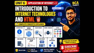 Application of Internet – I | Unit 6 BCA | WWW, Search Engines, Web Servers & JSP Explained