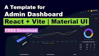 A Template for Admin Dashboard | React   Vite | Material UI