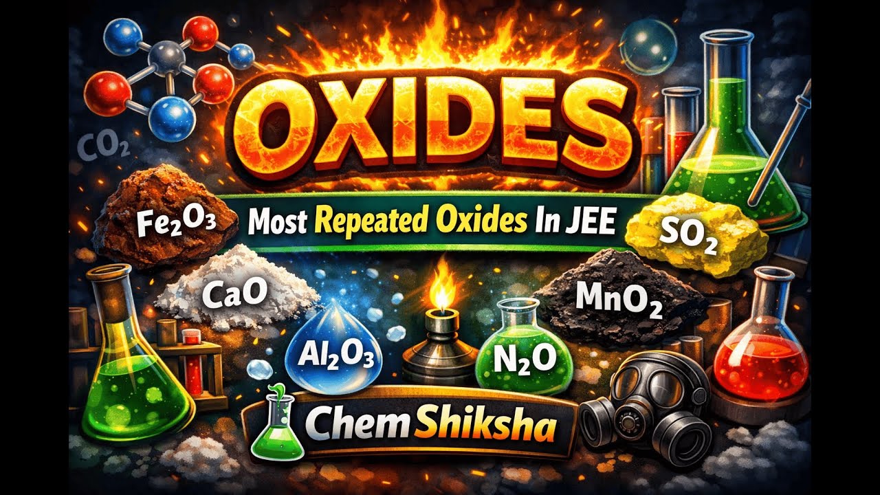 Most Repeated Oxides in JEE 🔥 | Complete Inorganic Chemistry | ChemShiksha