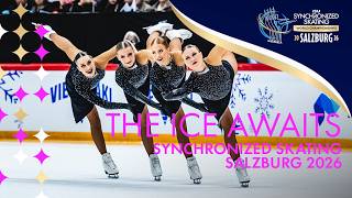 The Ice Awaits ⛸️ ISU Synchronized Skating World Championships | Salzburg 2026 | #WorldSynchro