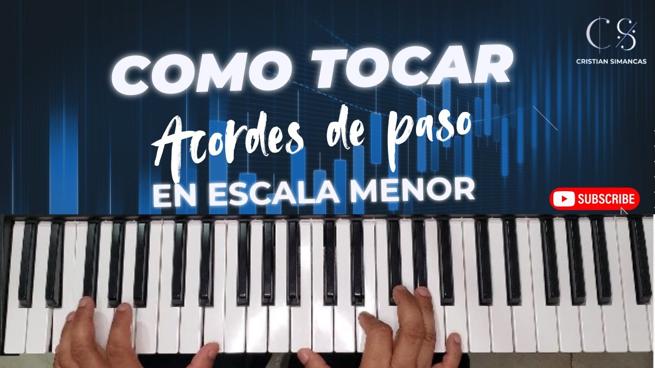 Como Tocar ACORDES DE PASO EN Escala Menor - YouTube