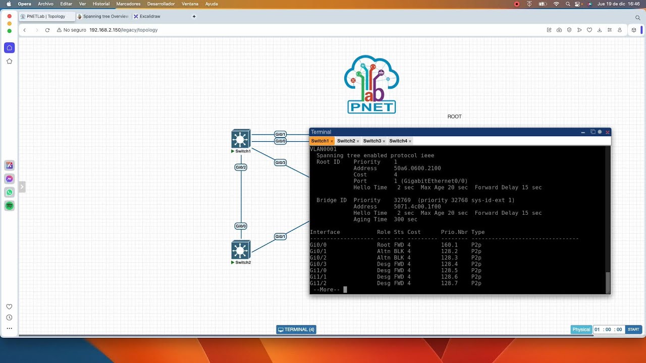 Spanning Tree Overview Parte 2 - YouTube