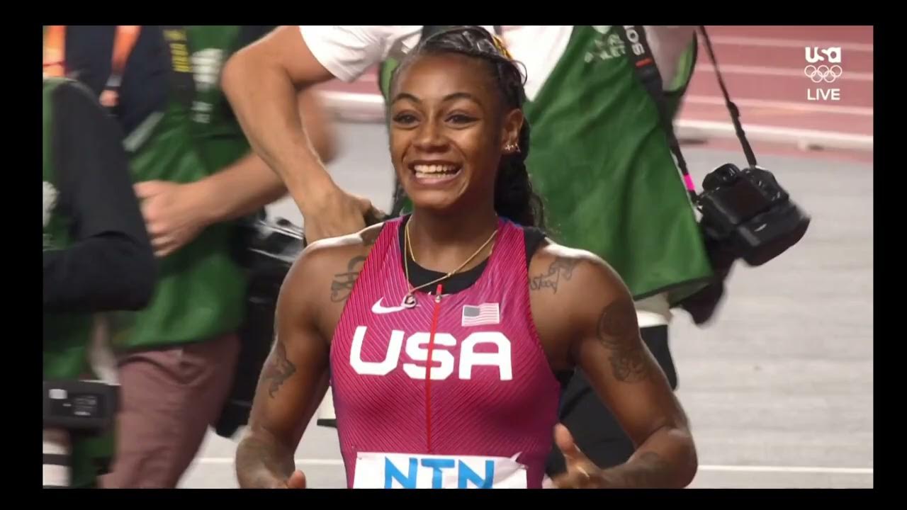 Sha'Carri Richardson Wins First World Championship 100m Gold Medal