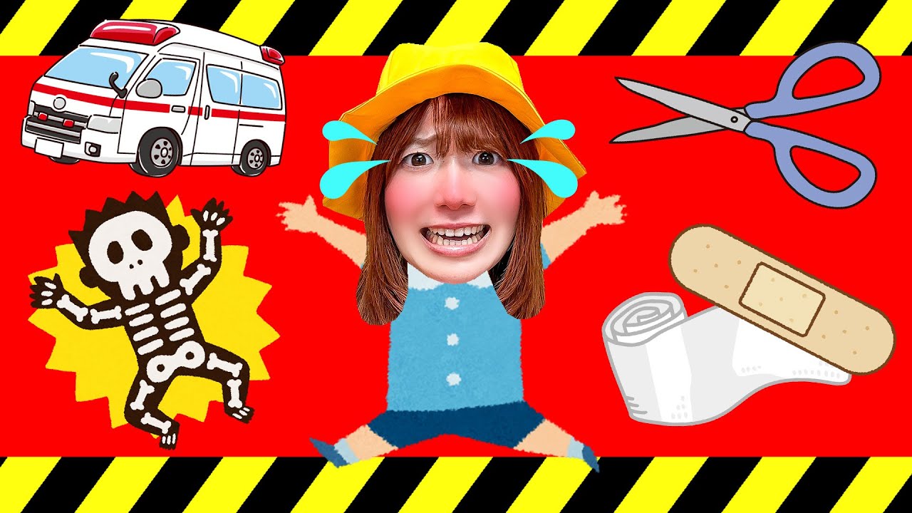 はーちゃんです。 Ouch! I got hurt! Are there lots of dangers in the house? Electric
