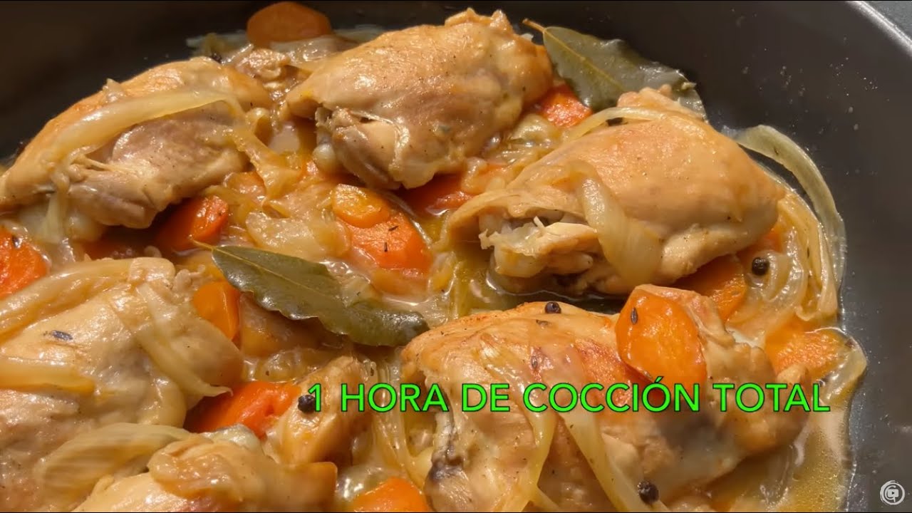 POLLO EN ESCABECHE ¡se Cocina Solo! y está Riquísimo 😋 - GUILLE RODRIGUEZ