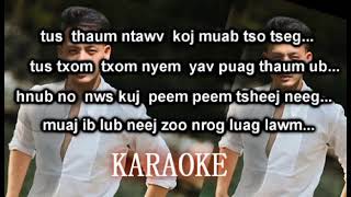 Puas nco tau kuv lawm karaoke (female version)