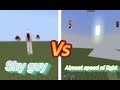 Shy Guy vs almost speed of light me!