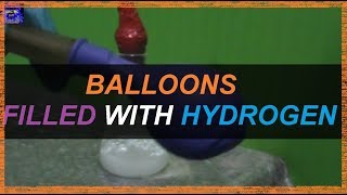 EXPLODING A BALLOON FILLED WITH HYDROGEN, for Science