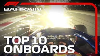 Top 10 Onboards | 2019 Bahrain Grand Prix