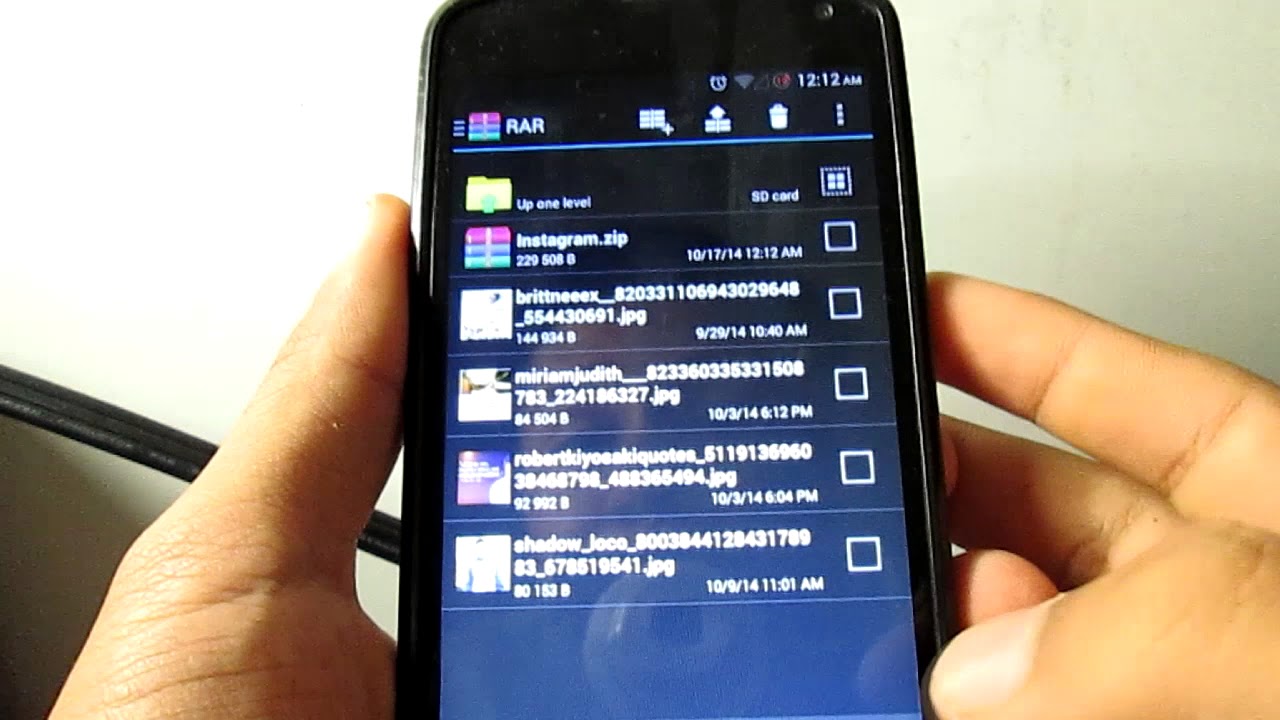 how to open zip or Rar files and your android phone - YouTube
