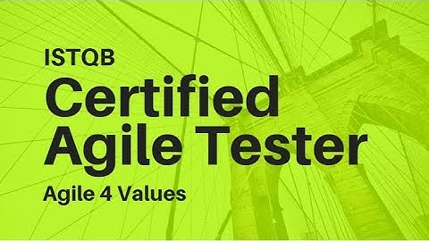 ISTQB-AT | Agile 4 Values