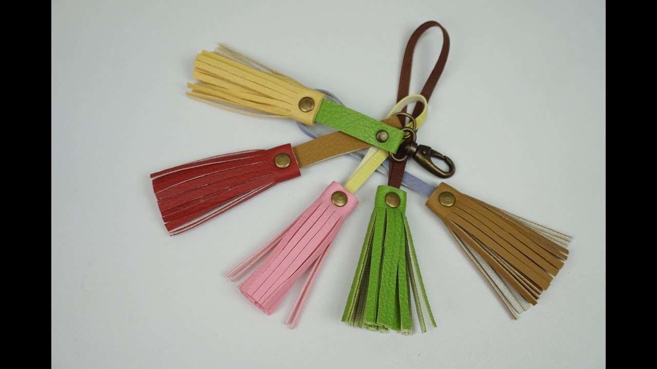 How to Make a Leather Tassel with Elke Bergeron I Creativebug 