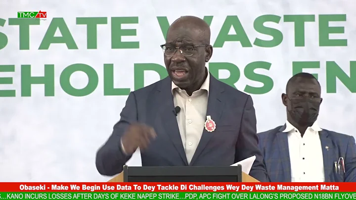 OBASEKI: Make We Begin Use Data To Dey Tackle Di Challenges Wey Dey Waste Management Matta