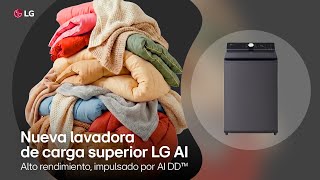 ¿Qué es una lavadora de gran capacidad? Más espacio para lavar todo en tu LG carga superior