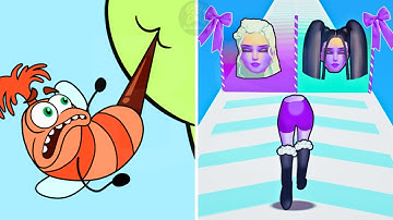 Help Me Tricky Puzzle V/s Build A Queen || BrainStorm Walkthrough || Max Gameplay ||  EP-0202