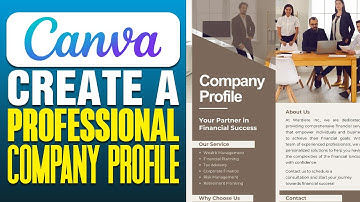 How To Create a Professional Company Profile in Canva (2025)