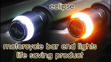 Eclipse Motorcycle Bar End Lights | Bar End Lighting System | Modification for Honda Hornet 160R |