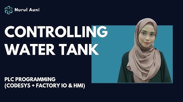 PLC Controlling Water Tank (CodeSys + Factory IO & HMI)