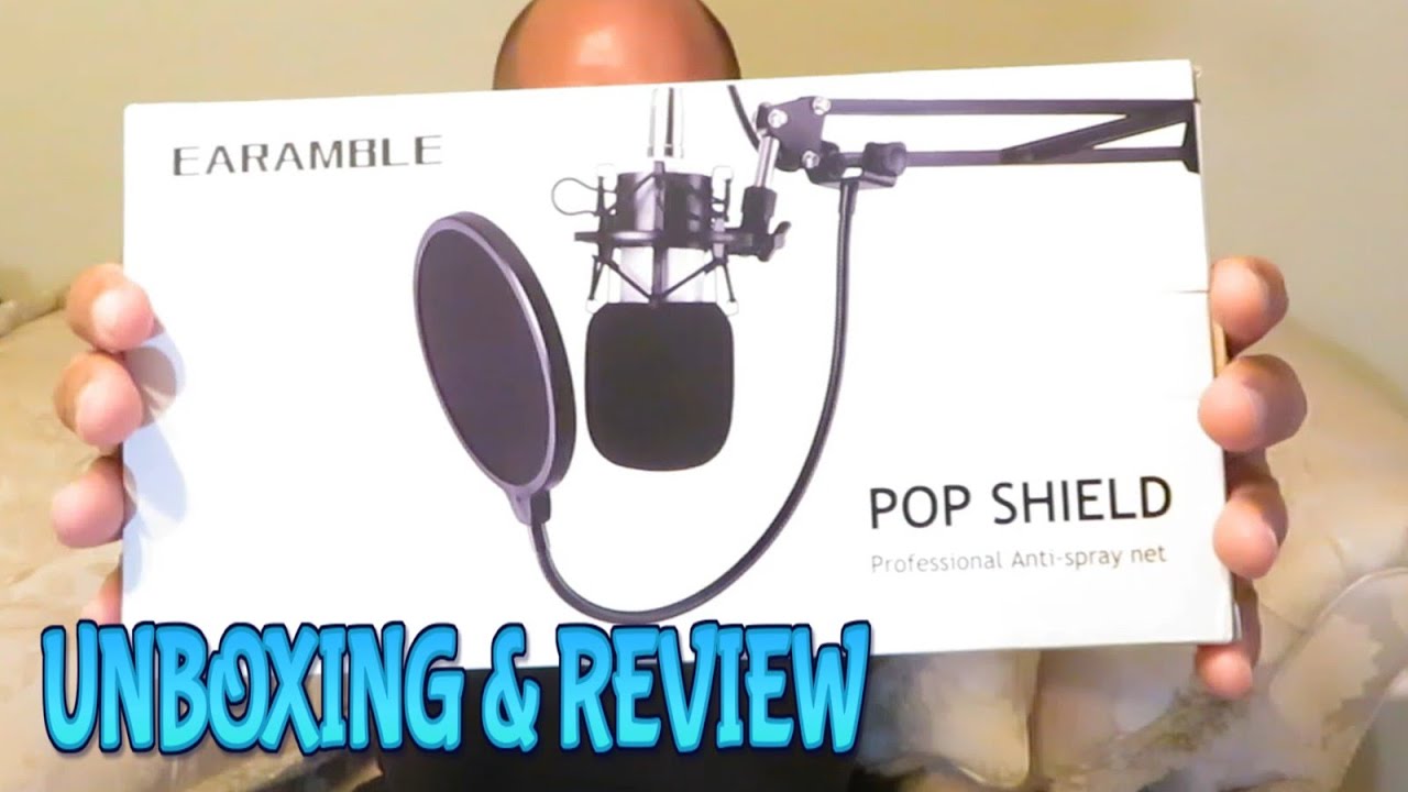 EARAMBLE POP SHIELD (From Amazon) Unboxing and Review By BioLogicalEX1 / BioEX1 - Budget Pop Filter