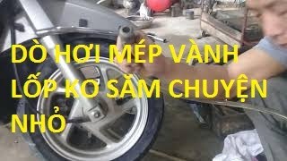 Bơm Lốp Không Xăm Xử Lý Dò Hơi Mép Vành