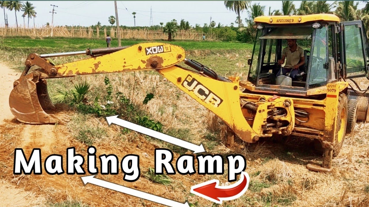 Jcb Ramp Making||Tractor Ramp Making Jcb||Jcb Ramp Making Video ...