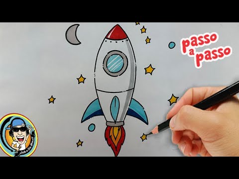 Como desenhar um FOGUETE super fácil - YouTube
