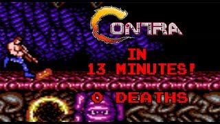 Contra - Speedrun 13:14 With No Deaths