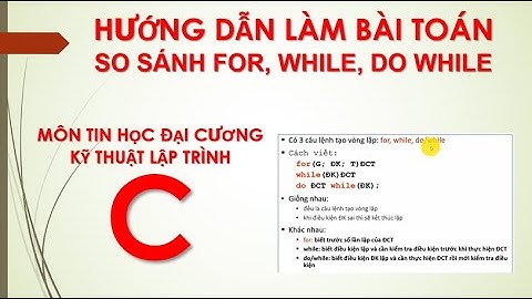 012 Học lập trình C Câu lệnh lặp break và continue P1