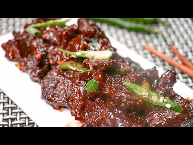 Beef Chili Dry Recipe by SooperChef (Bakra Eid Recipe)