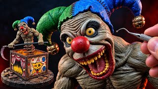 I Created a Creepy Clown Box Diorama... (DO NOT OPEN) 🤡