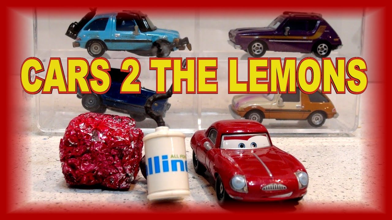 Every LEMON from Cars 2 in One Top Secret Display Case! - YouTube