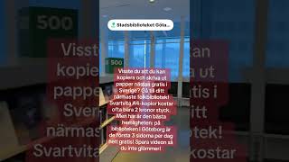 Spara pengar på utskrifter och kopior i Sverige! #sweden #gothenburg