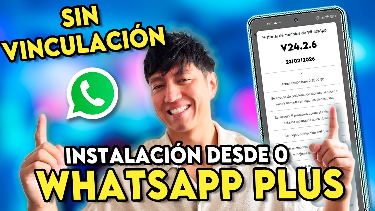 Whatsapp Plus ACTUALIZACION 2026 SIN VINCULACIÓN📱Whatsapp Plus Ultima versión SIN VINCULACIÓN ✅