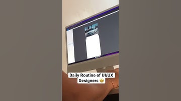 Routine Life of UI/UX Designers | #shorts #uiuxdesign