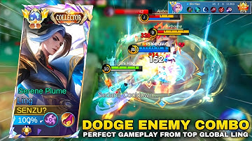 LING FASTHAND PERFECT DODGE ENEMY COMBO | PERFECT ROTATION LING GAMEPLAY Mobile Legends