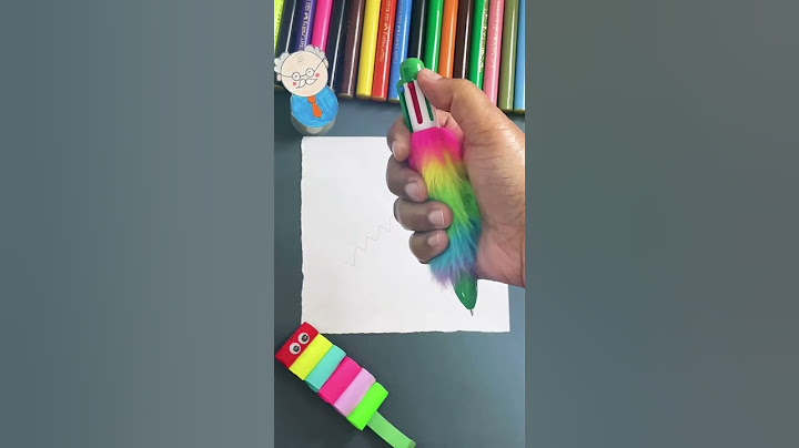 Cute Unicorn Pen in 7 colours 🥰❤️ #shorts #youtubeshort #creative #unicorn #easydrawing